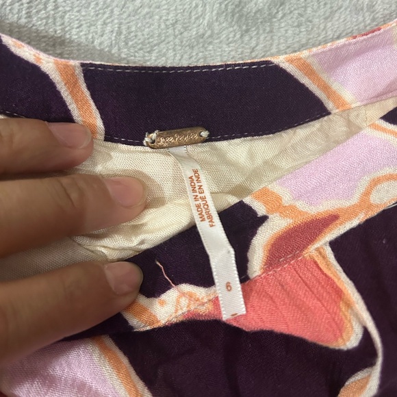 Free people bring back the summer maxi tiered high low skirt - Picture 4 of 15